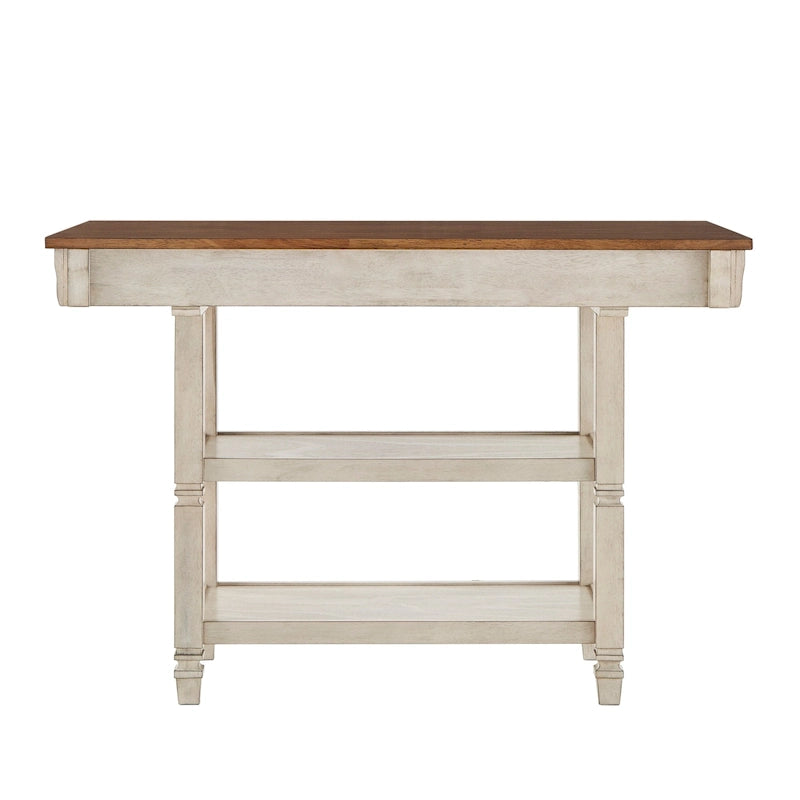 Îlot de cuisine Elena bicolore style antique par iNSPIRE Q Classic