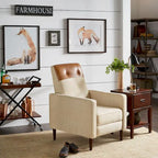 Fauteuil inclinable bicolore Leo par iNSPIRE Q Classic
