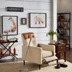 Fauteuil inclinable bicolore Leo par iNSPIRE Q Classic