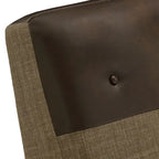 Fauteuil inclinable bicolore Leo par iNSPIRE Q Classic