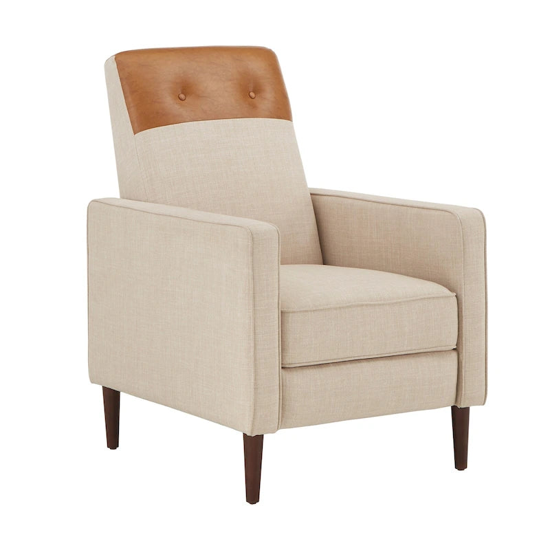 Fauteuil inclinable bicolore Leo par iNSPIRE Q Classic