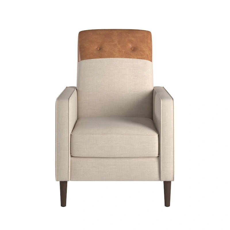 Fauteuil inclinable bicolore Leo par iNSPIRE Q Classic