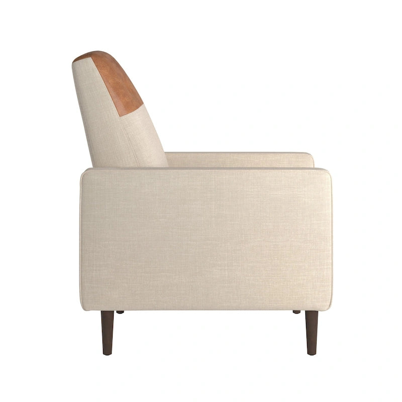 Fauteuil inclinable bicolore Leo par iNSPIRE Q Classic