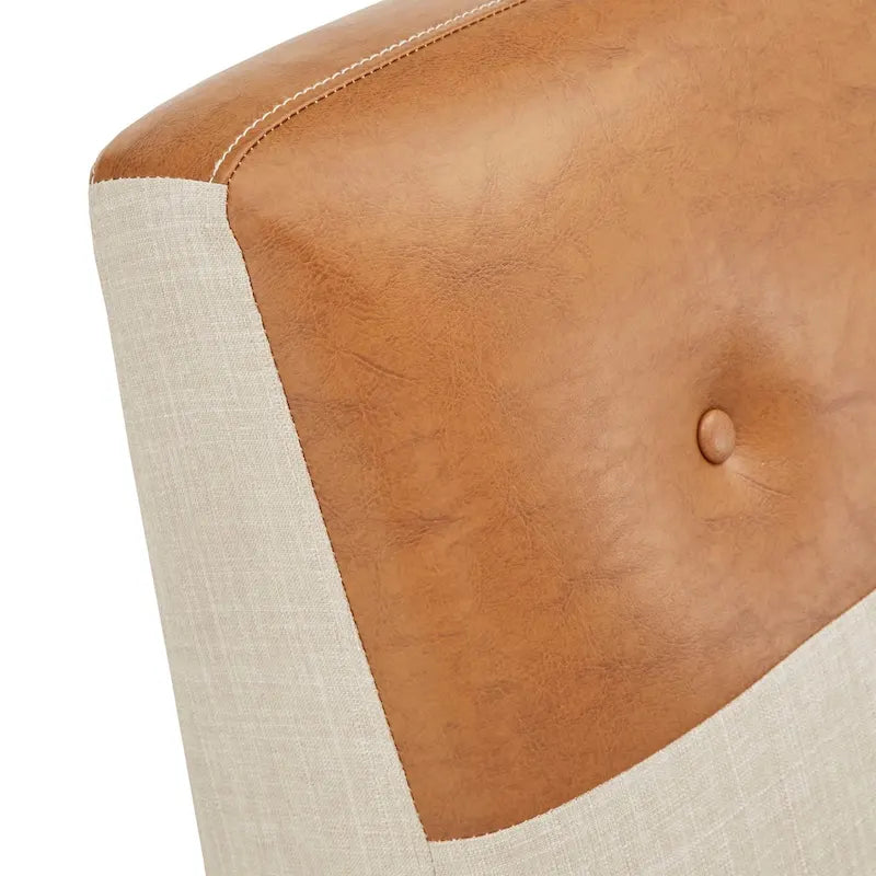 Fauteuil inclinable bicolore Leo par iNSPIRE Q Classic