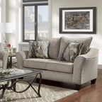 Ensemble canapé et causeuse en tissu Camero de Roundhill Furniture