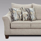 Ensemble canapé et causeuse en tissu Camero de Roundhill Furniture