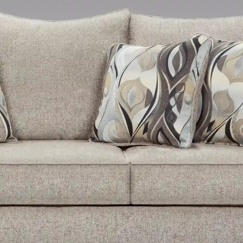 Ensemble canapé et causeuse en tissu Camero de Roundhill Furniture