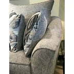 Ensemble canapé et causeuse en tissu Camero de Roundhill Furniture