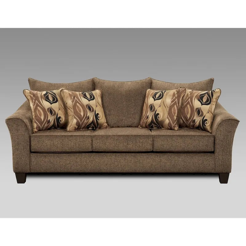 Ensemble canapé et causeuse en tissu Camero de Roundhill Furniture