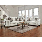 Ensemble canapé et causeuse en tissu Camero de Roundhill Furniture