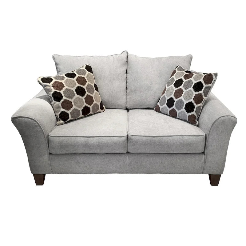 Ensemble canapé et causeuse en tissu Camero de Roundhill Furniture