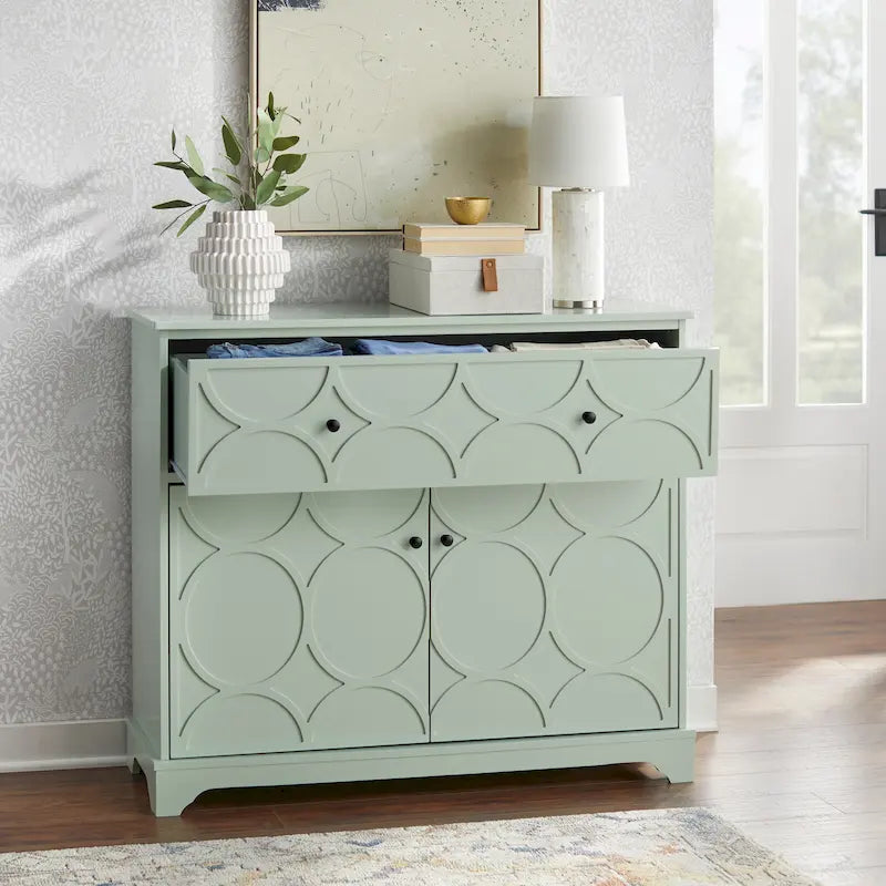 Meuble à façade circulaire Dawson pour un mode de vie simple