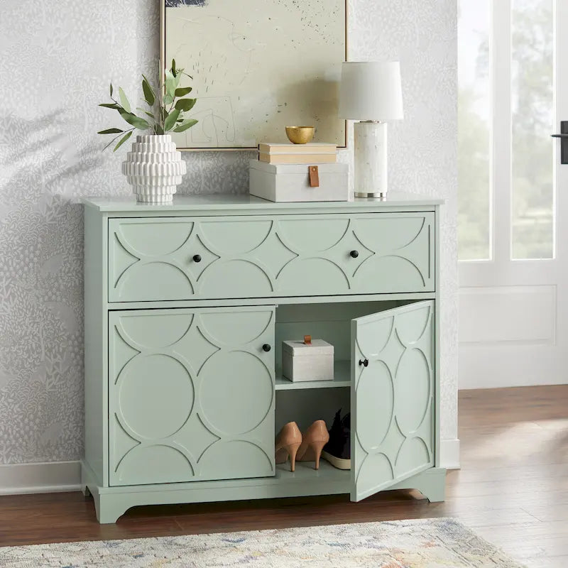 Meuble à façade circulaire Dawson pour un mode de vie simple