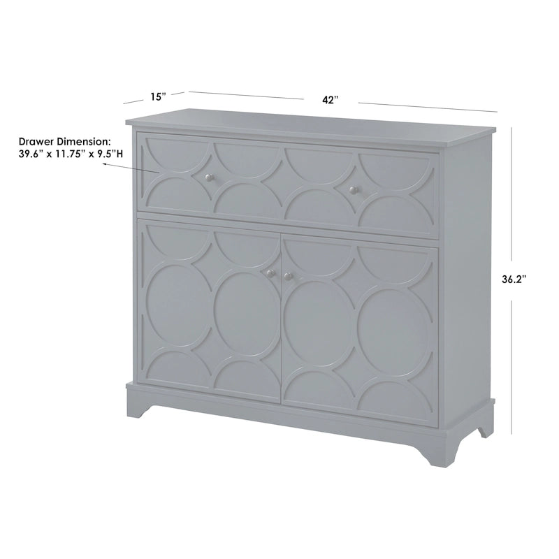 Meuble à façade circulaire Dawson pour un mode de vie simple