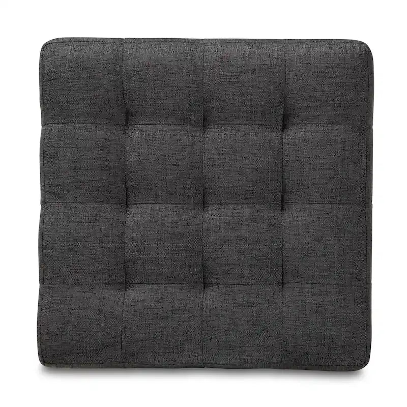 Ensemble ottoman 2 pièces en tissu contemporain
