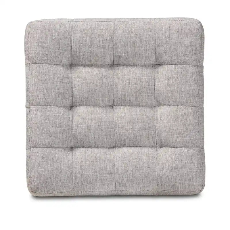 Ensemble ottoman 2 pièces en tissu contemporain