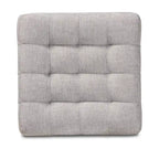 Ensemble ottoman 2 pièces en tissu contemporain