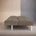 Canapé-lit futon Modern Comfort - Capitonné, convertible, en lin, canapé-lit pour salon ou chambre d'amis