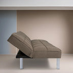 Canapé-lit futon Modern Comfort - Capitonné, convertible, en lin, canapé-lit pour salon ou chambre d'amis