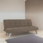 Canapé-lit futon Modern Comfort - Capitonné, convertible, en lin, canapé-lit pour salon ou chambre d'amis