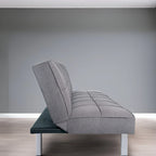 Canapé-lit futon Modern Comfort - Capitonné, convertible, en lin, canapé-lit pour salon ou chambre d'amis