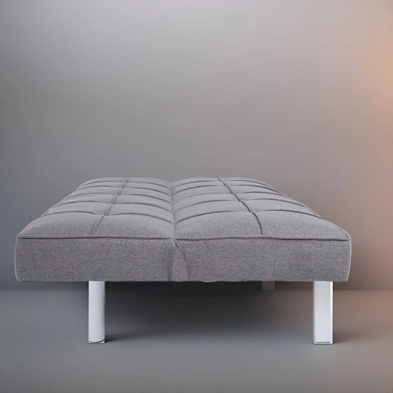 Canapé-lit futon Modern Comfort - Capitonné, convertible, en lin, canapé-lit pour salon ou chambre d'amis