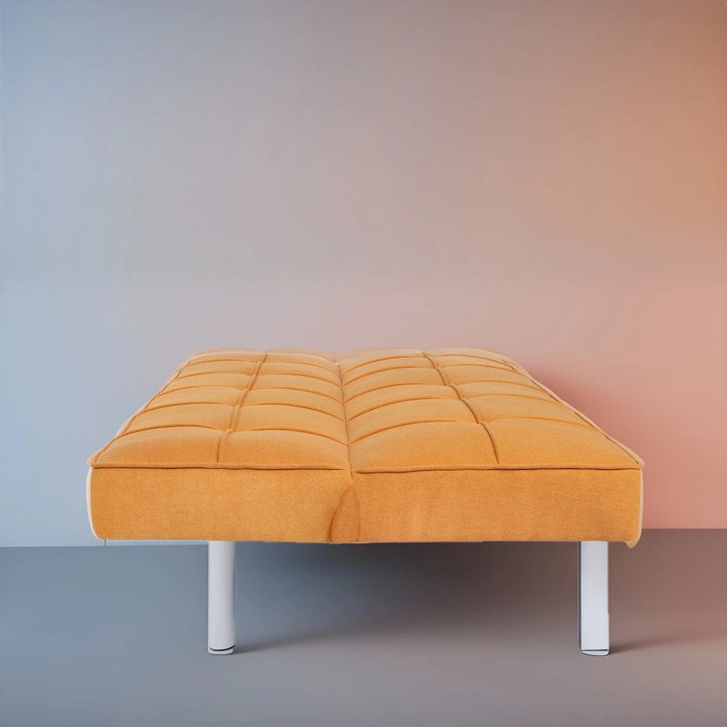 Canapé-lit futon Modern Comfort - Capitonné, convertible, en lin, canapé-lit pour salon ou chambre d'amis