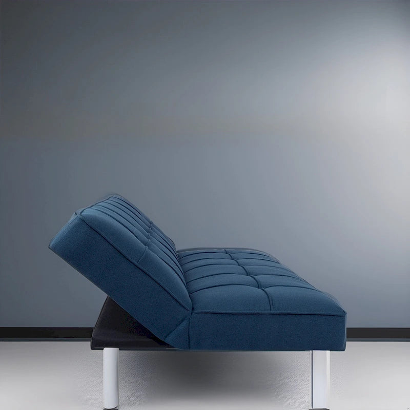 Canapé-lit futon Modern Comfort - Capitonné, convertible, en lin, canapé-lit pour salon ou chambre d'amis