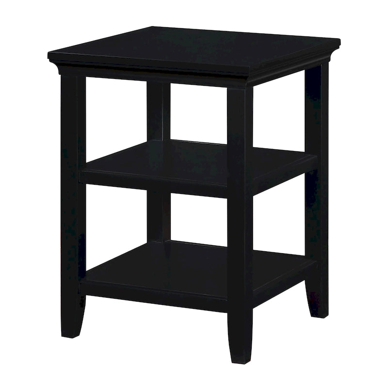 Table d'appoint Tribeca de Convenience Concepts avec étagères