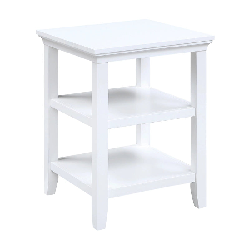 Table d'appoint Tribeca de Convenience Concepts avec étagères
