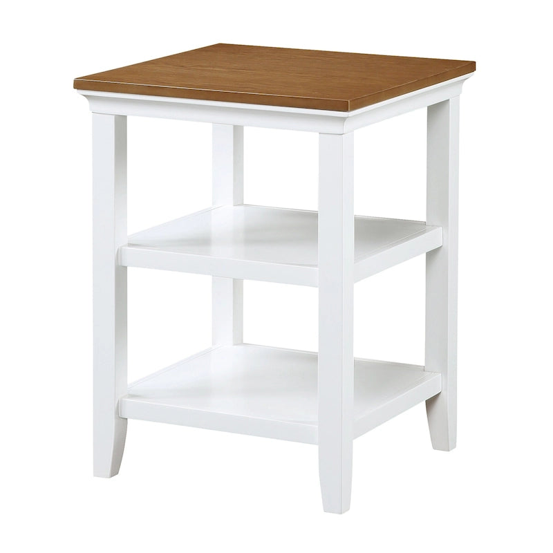 Table d'appoint Tribeca de Convenience Concepts avec étagères