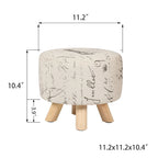 Repose-pieds ottoman Adeco pour animaux de compagnie