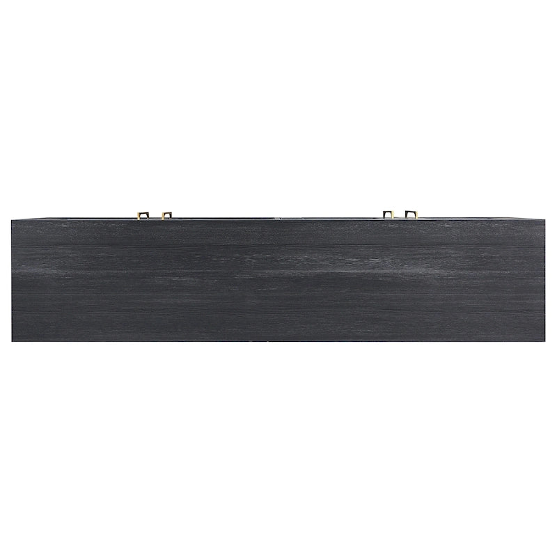 Meuble TV rectangulaire Tillman pour téléviseurs jusqu'à 75 pouces