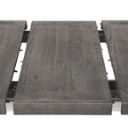 Table de salle à manger extensible en bois blanc Sylmer de 86 pouces de Furniture of America