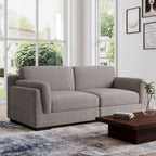 Canapé deux places 90 cm, moderne et confortable, en velours côtelé