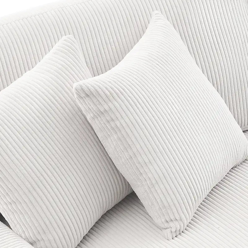 Canapé deux places 90 cm, moderne et confortable, en velours côtelé