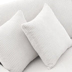 Canapé deux places 90 cm, moderne et confortable, en velours côtelé
