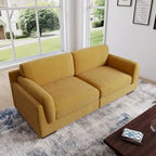 Canapé deux places 90 cm, moderne et confortable, en velours côtelé