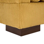 Canapé deux places 90 cm, moderne et confortable, en velours côtelé