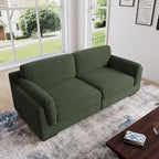 Canapé deux places 90 cm, moderne et confortable, en velours côtelé