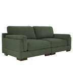 Canapé deux places 90 cm, moderne et confortable, en velours côtelé