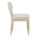 Chaises de salle à manger rembourrées en bois massif (ensemble de 2) par East at Main