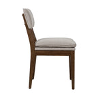 Chaises de salle à manger rembourrées en bois massif (ensemble de 2) par East at Main