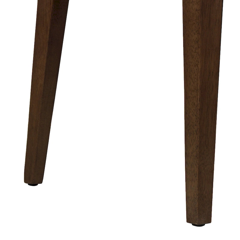 Chaises de salle à manger rembourrées en bois massif (ensemble de 2) par East at Main