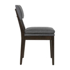 Chaises de salle à manger rembourrées en bois massif (ensemble de 2) par East at Main