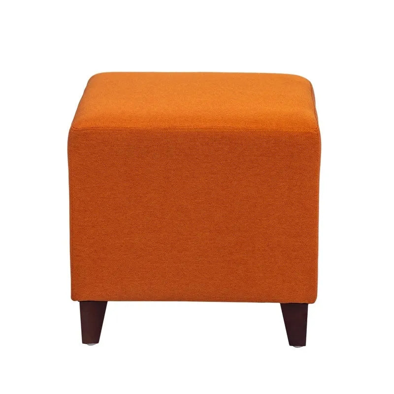 Pouf ottoman cube Passionate de style britannique simple Adeco