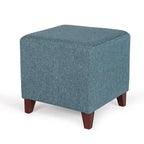 Pouf ottoman cube Passionate de style britannique simple Adeco
