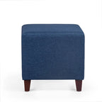 Pouf ottoman cube Passionate de style britannique simple Adeco