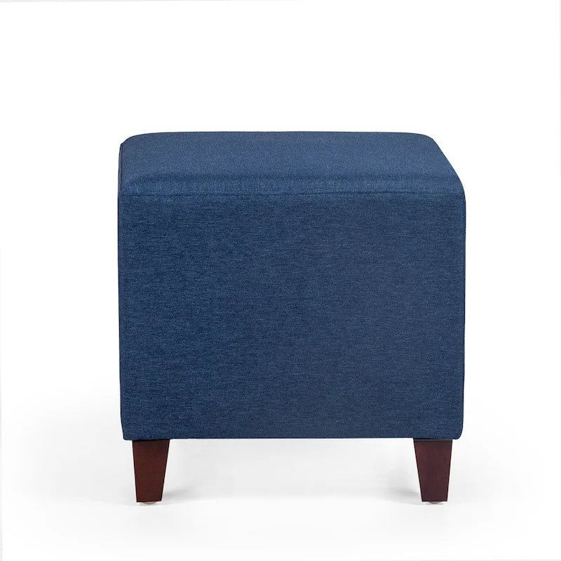 Pouf ottoman cube Passionate de style britannique simple Adeco