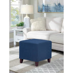 Pouf ottoman cube Passionate de style britannique simple Adeco